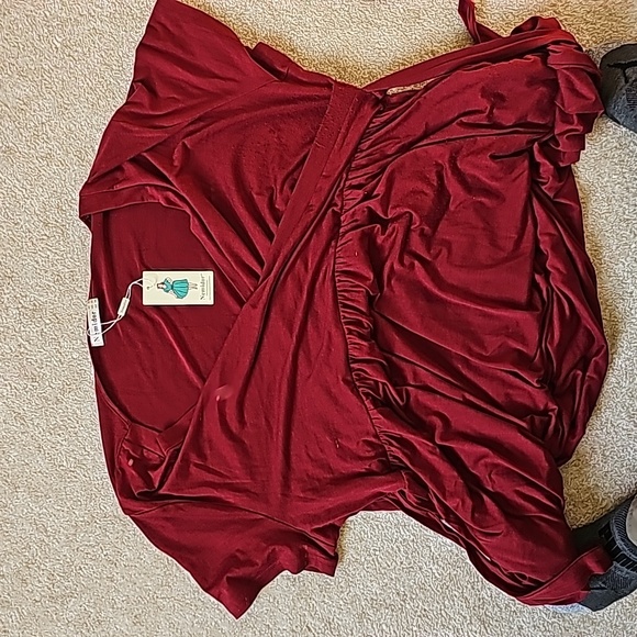 NWT Nemidor Maxi Dress With Short Sleeves Size 26 - Picture 2 of 4